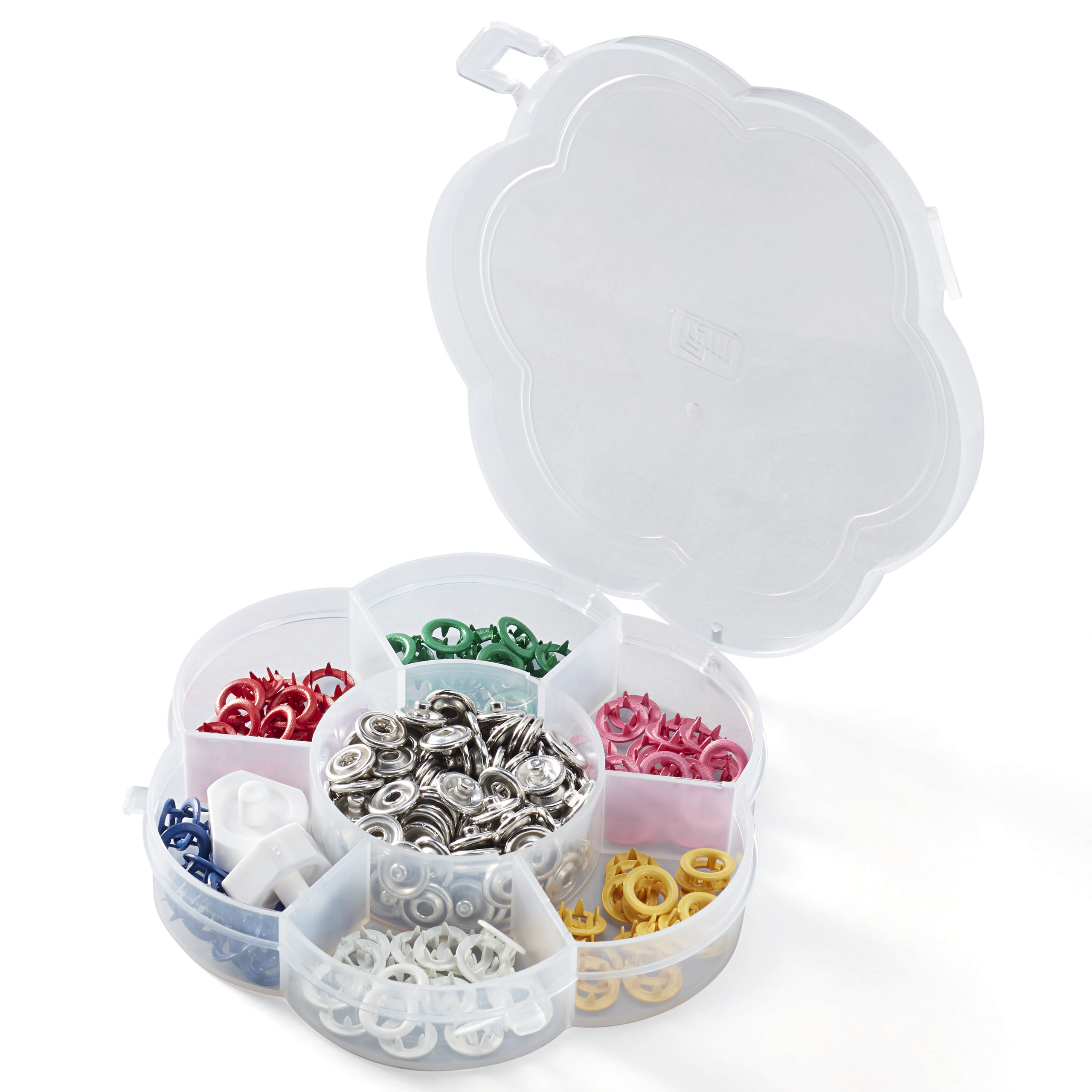 фото - 390740 Prym Набор кнопок "Jersey Сolor" 6 цветов + насадка