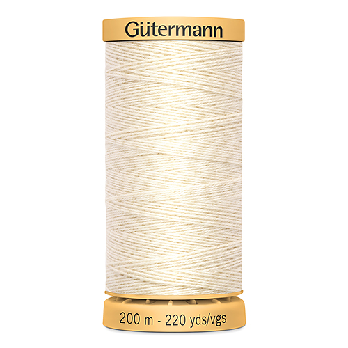 0919 Нитки Gutermann для наметки (200м) Ne 24/2 100%хлопок