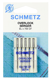 фото - Иглы SCHMETZ для оверлоков (хромированные) №90 (5шт.)