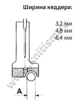 фото - T 69 RH 3/16" Лапка тефлоновая для кеддера паз справа 4,8 мм