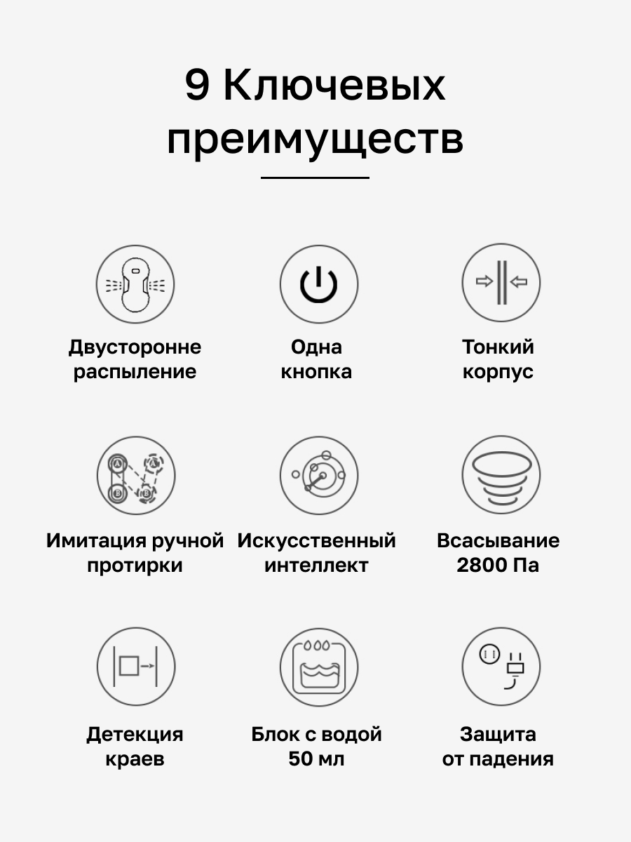 фото - Робот для мойки окон Genio Windy W220 DUO