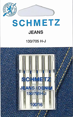 Игла SCHMETZ джинс № 100 (5 шт)