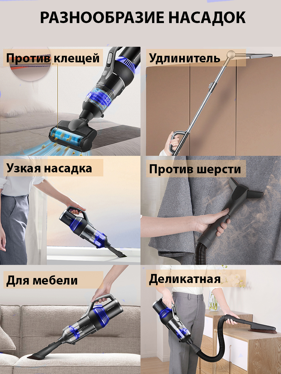 фото - Вертикальный пылесос Genio Magic Stick M30