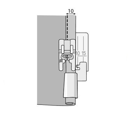фото - 4120176-45 Лапка для подгибки на 10 мм (все, кроме Sap, Topaz, Ruby, Diam)
