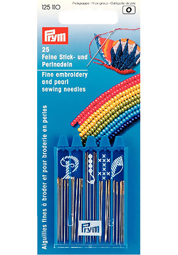 125110 Prym Набор игл для вышивки и бисера (25 шт.)