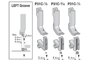 фото - P 31С Лапка для ПШМ 1/4" 6.4 мм (12435R)
