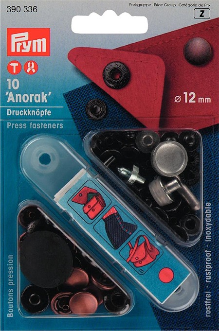 фото - 390336 Prym Кнопки "Anorak" 12мм