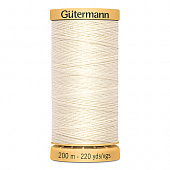 0919 Нитки Gutermann для наметки  (200м) Ne 24/2 100%хлопок