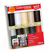 734006-1 Gutermann Набор Sew-All 100м (10 катушек)